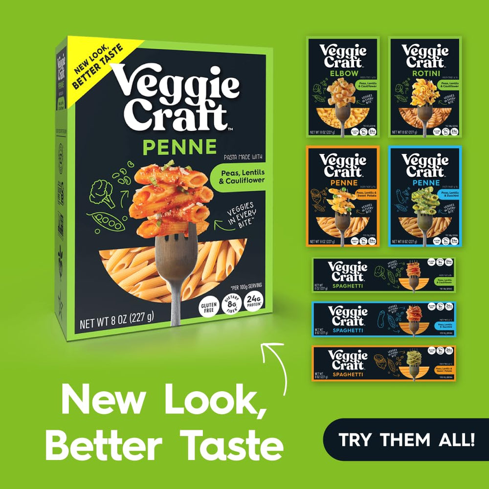 Italy-made pasta formula highlighting three-ingredient blend