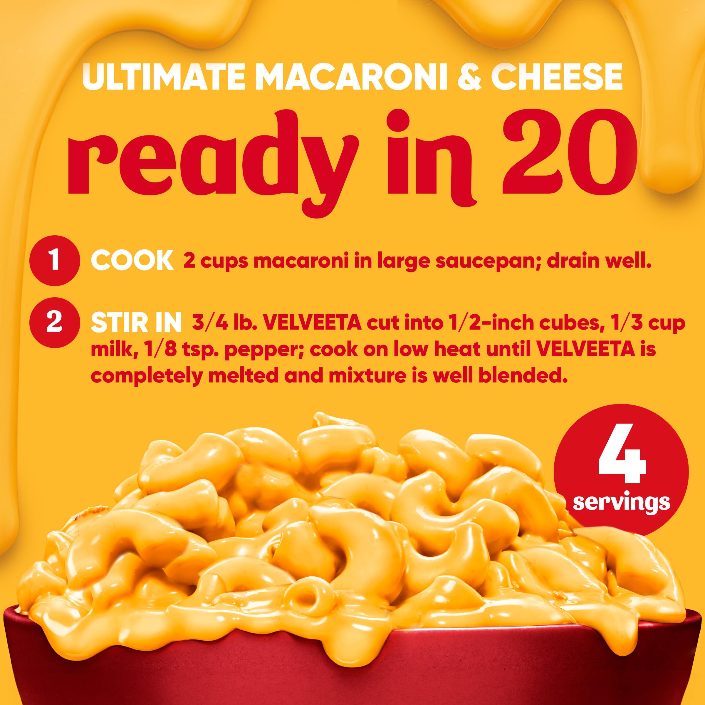 Velveeta Fresh Packs served on a plate as a melty snack