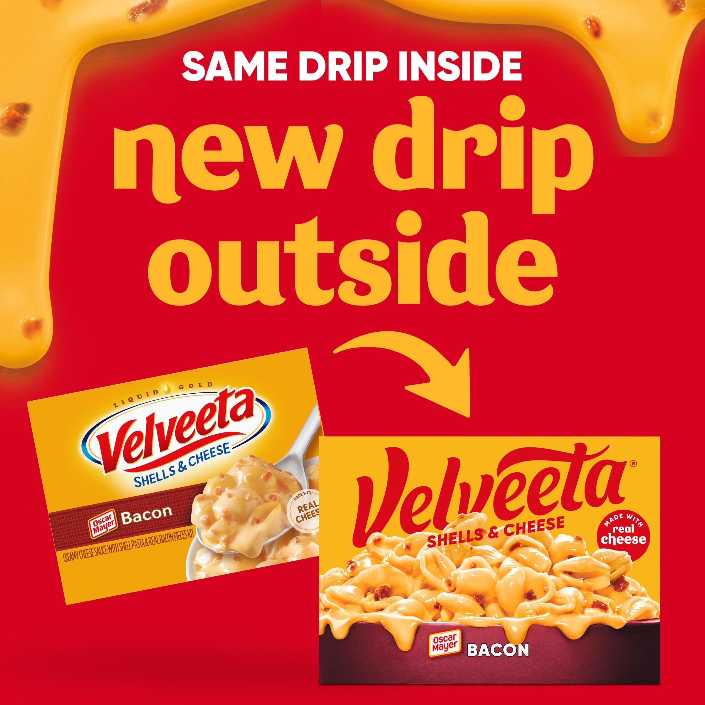 Boiling Velveeta shells to prepare a speedy dinner.