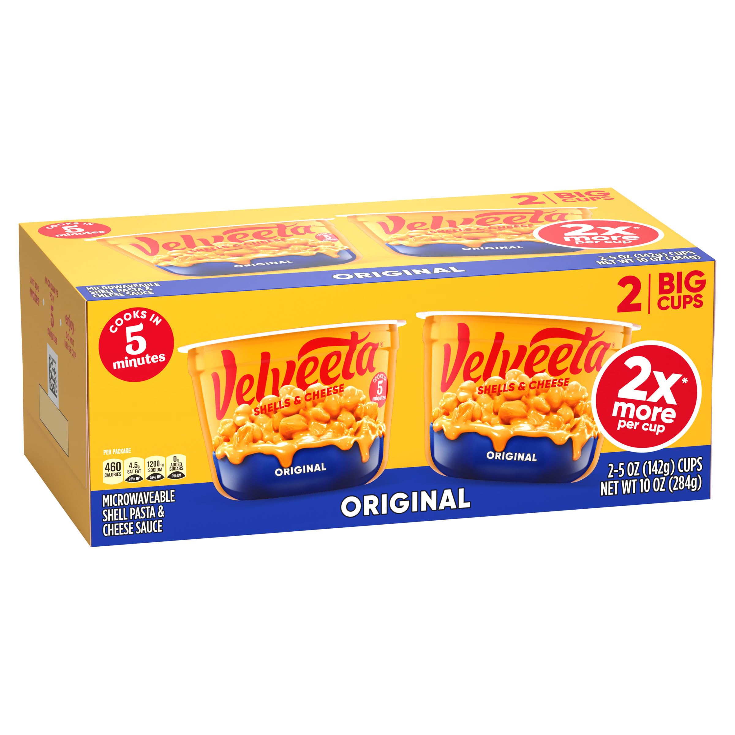 Comforting Velveeta Shells and Cheese as a cozy, convenient meal.