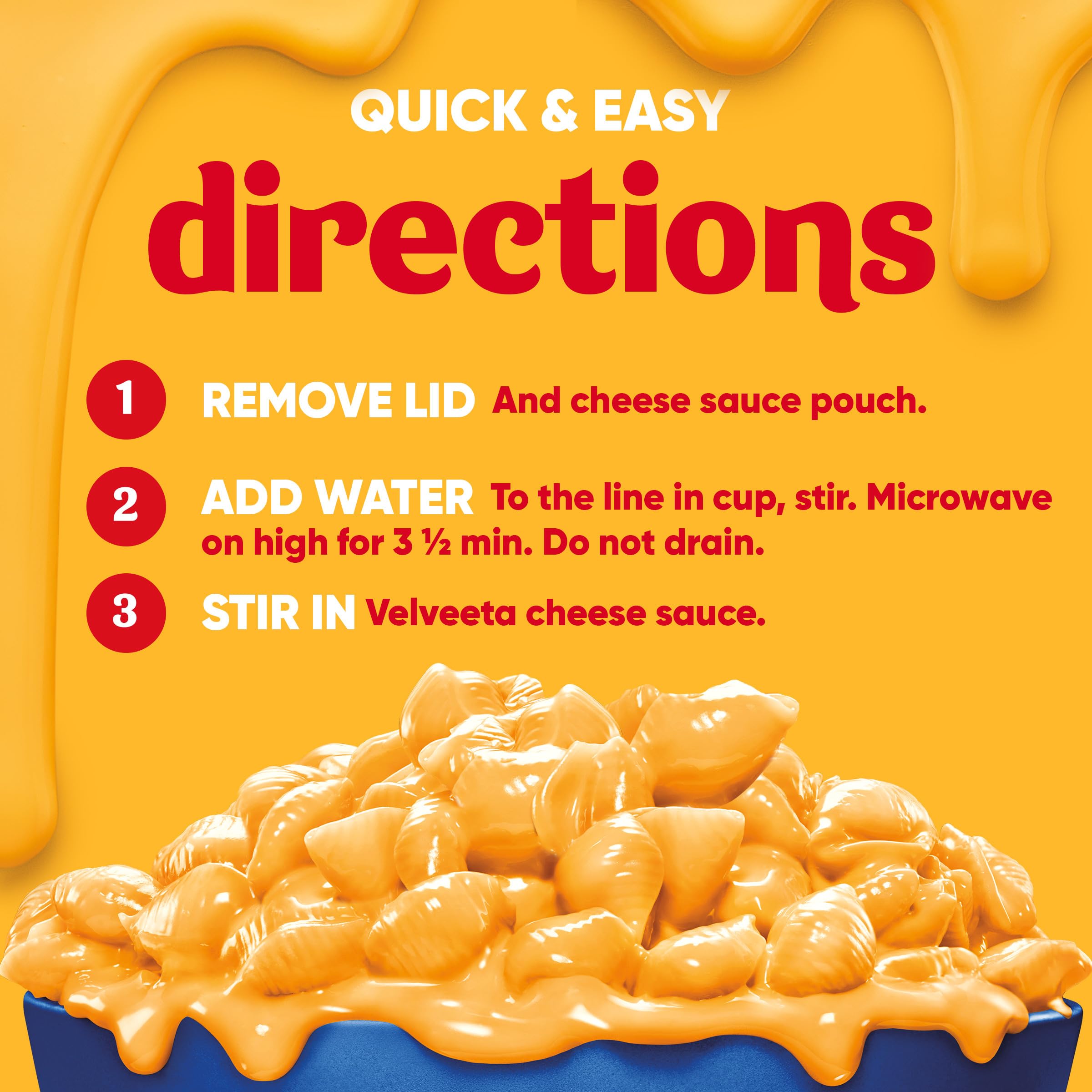 Velveeta Shells & Cheese Cups quick side dish at table