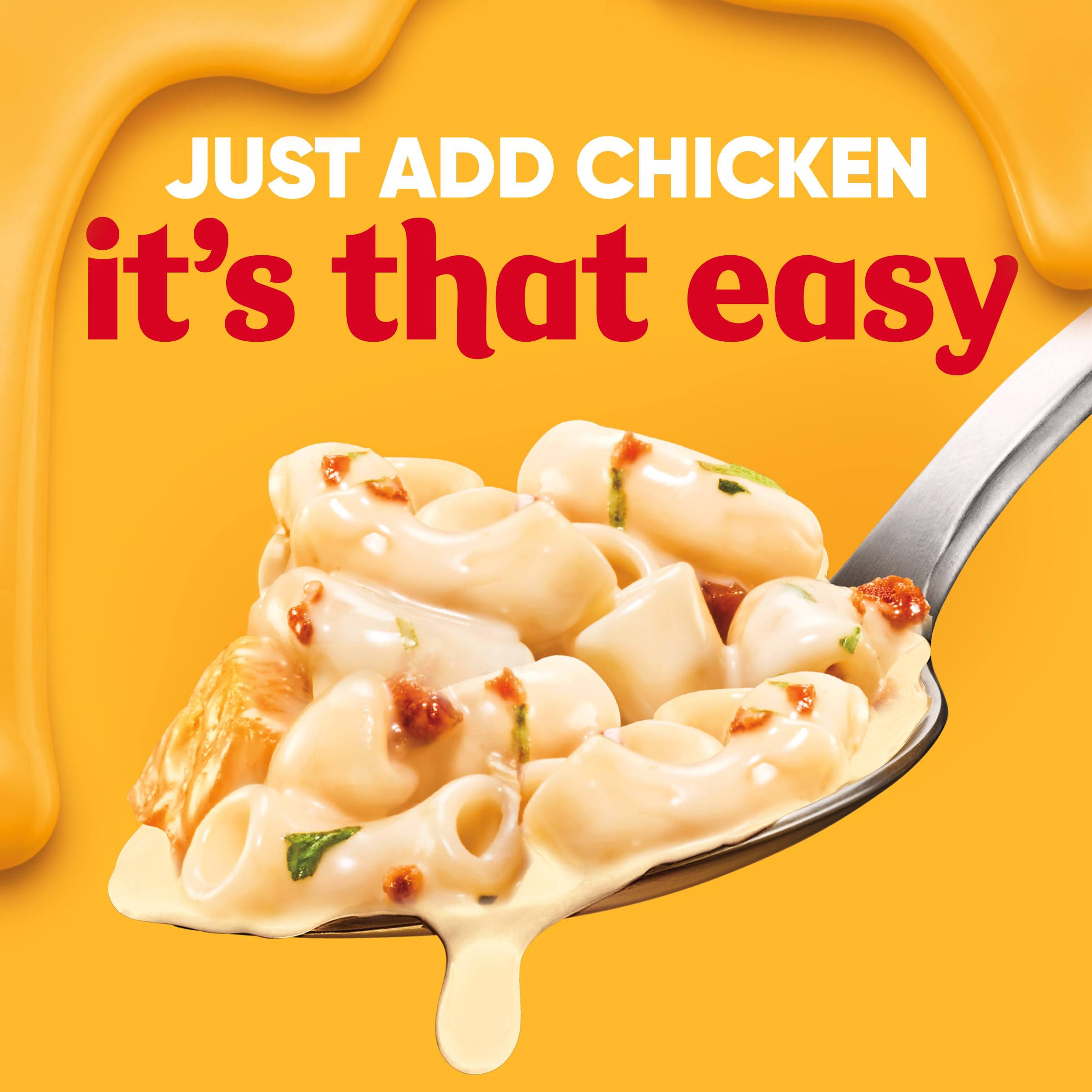 Velveeta Skillets bacon bits add savory crunch.