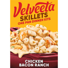 Velveeta Skillets Chicken Bacon Ranch Dinner Kit box for quick weeknight meals.