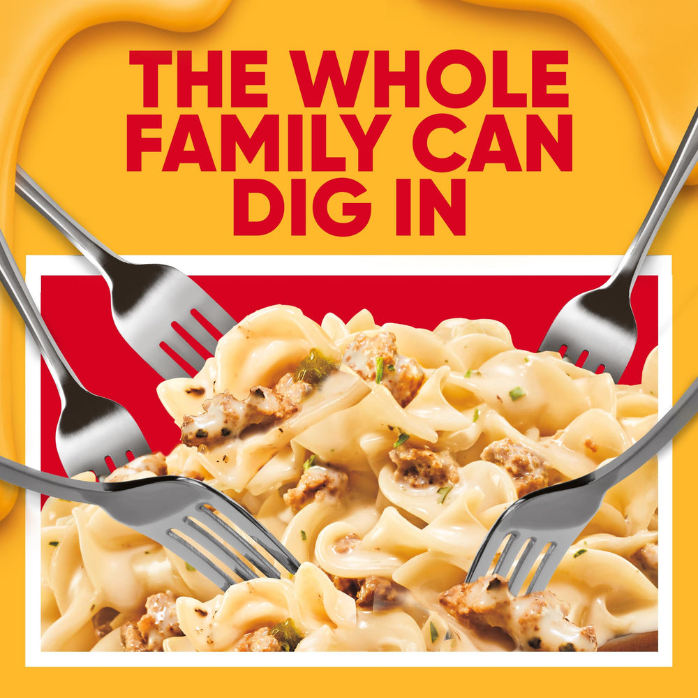Velveeta Skillets serves about five portions for family meals