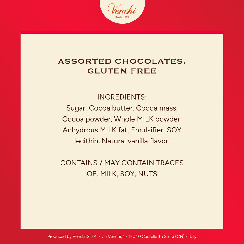 Venchi milk chocolate with toffee caramel notes, a silky treat for gifting