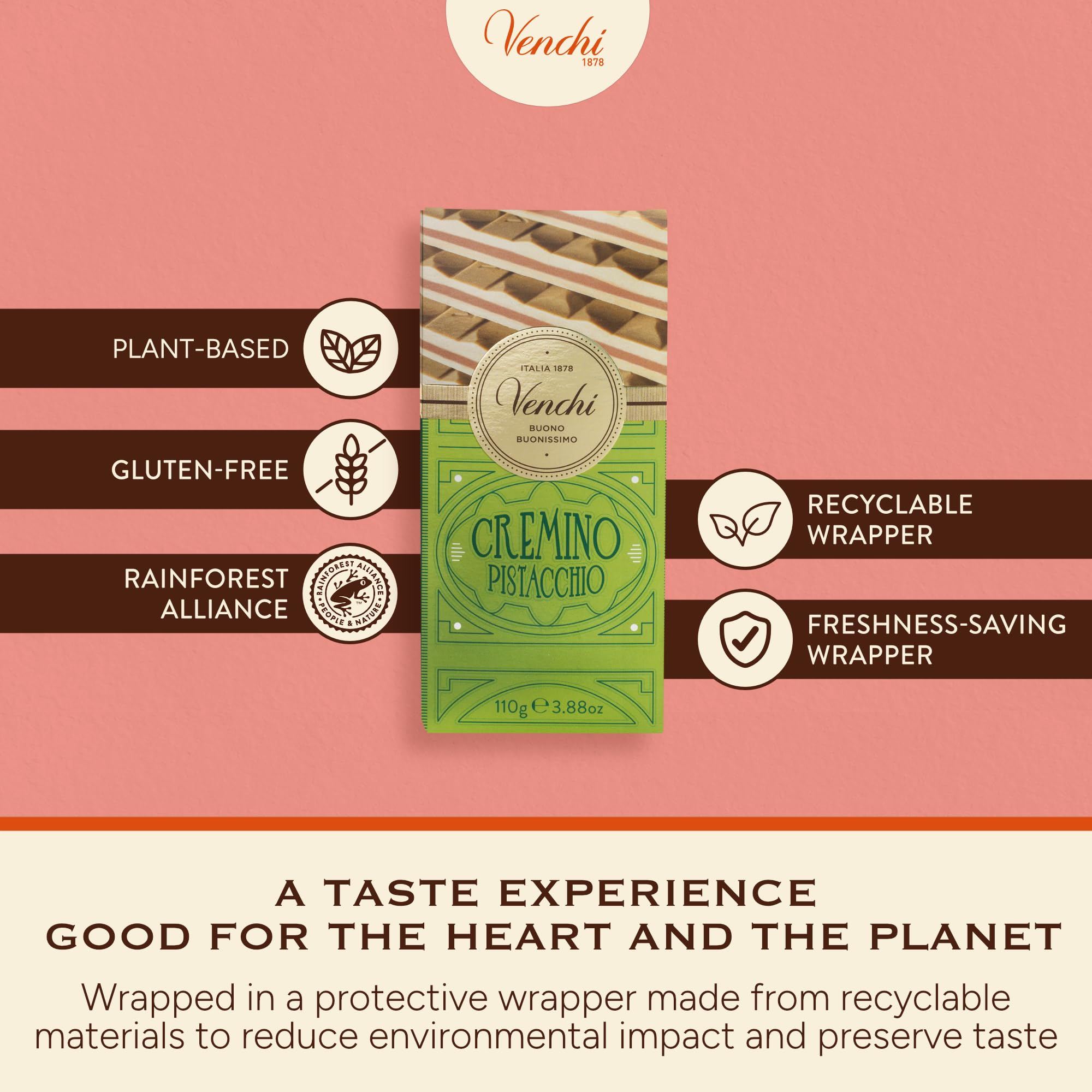 Venchi Piedmont hazelnuts highlight premium ingredients in Cremino