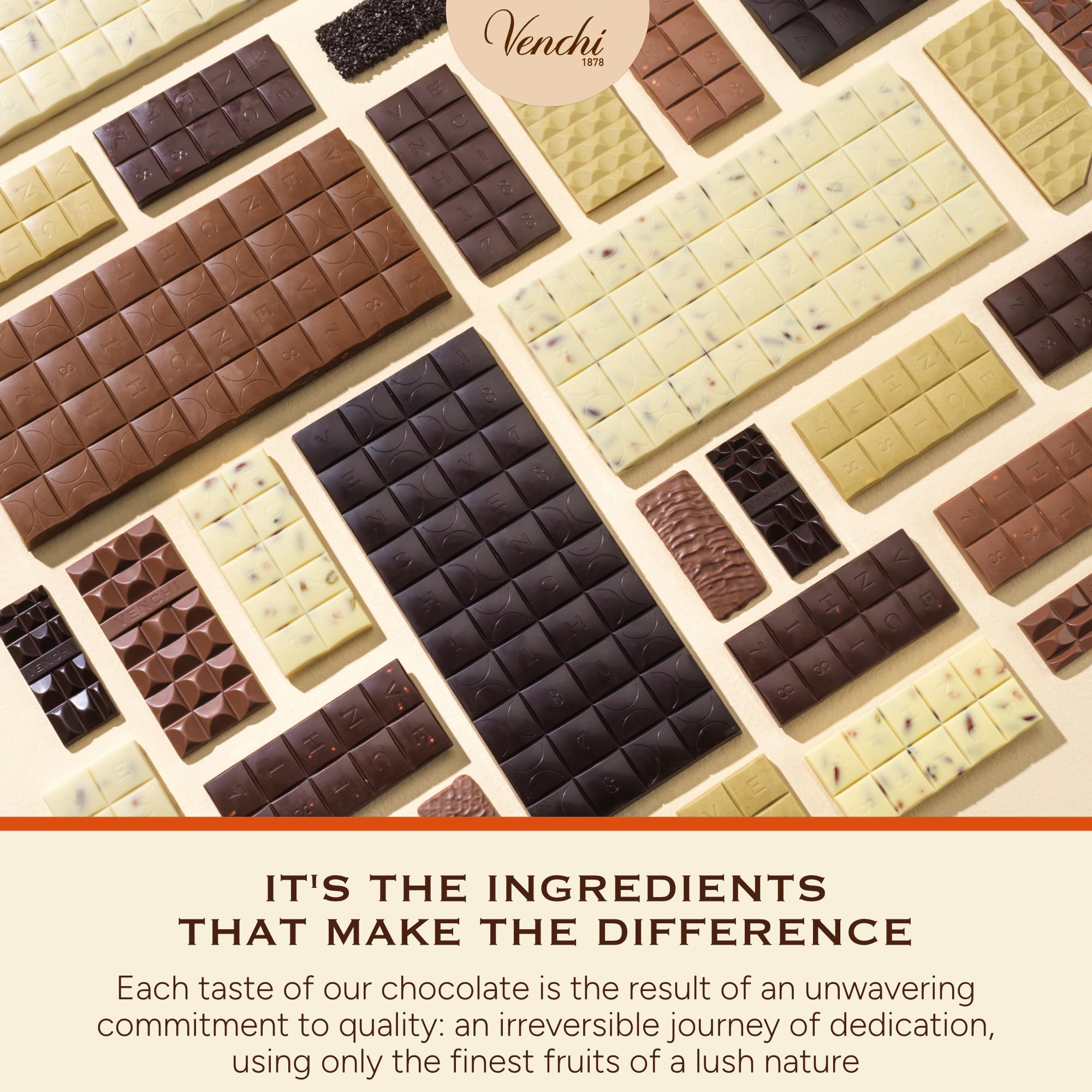 Venchi Pistachio Bar sliced portions inviting a refined tasting experience