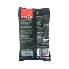 Venco Schoolkrijt Soft Sweet Licorice Chalk bags opened, convenient shareable treat for groups