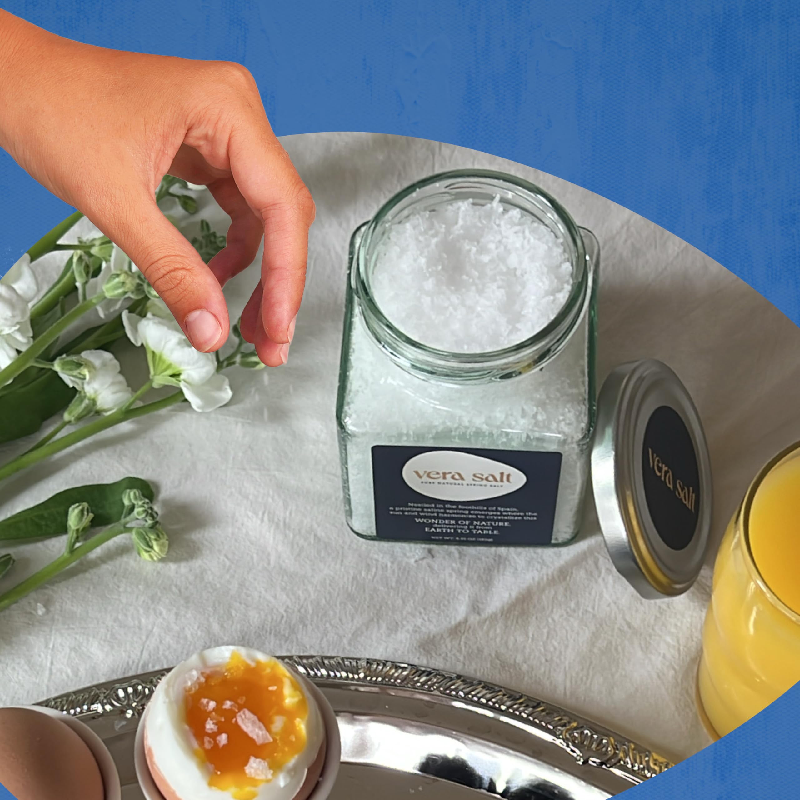 VERA SALT mineral-rich flakes add depth without overpowering flavors.