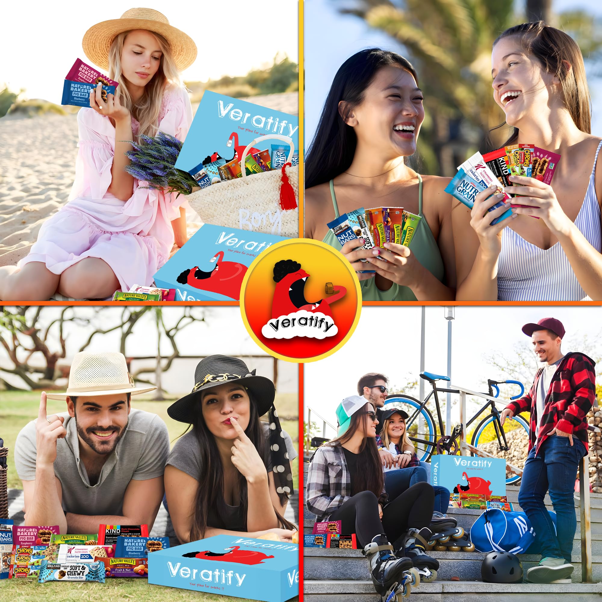 Veratify fruit nut trail mix bar shot highlights natural ingredients