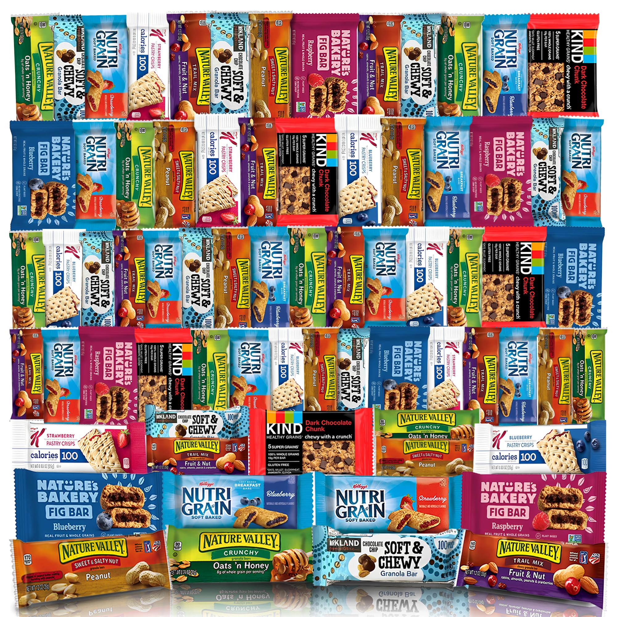 Veratify healthy mixed snack box cover showing 66 varieties for on-the-go energy