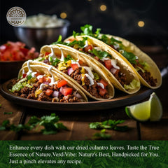 VERDIVIBE culantro leaves pack open reveals clear fragrant leaves ready to use in cooking.
