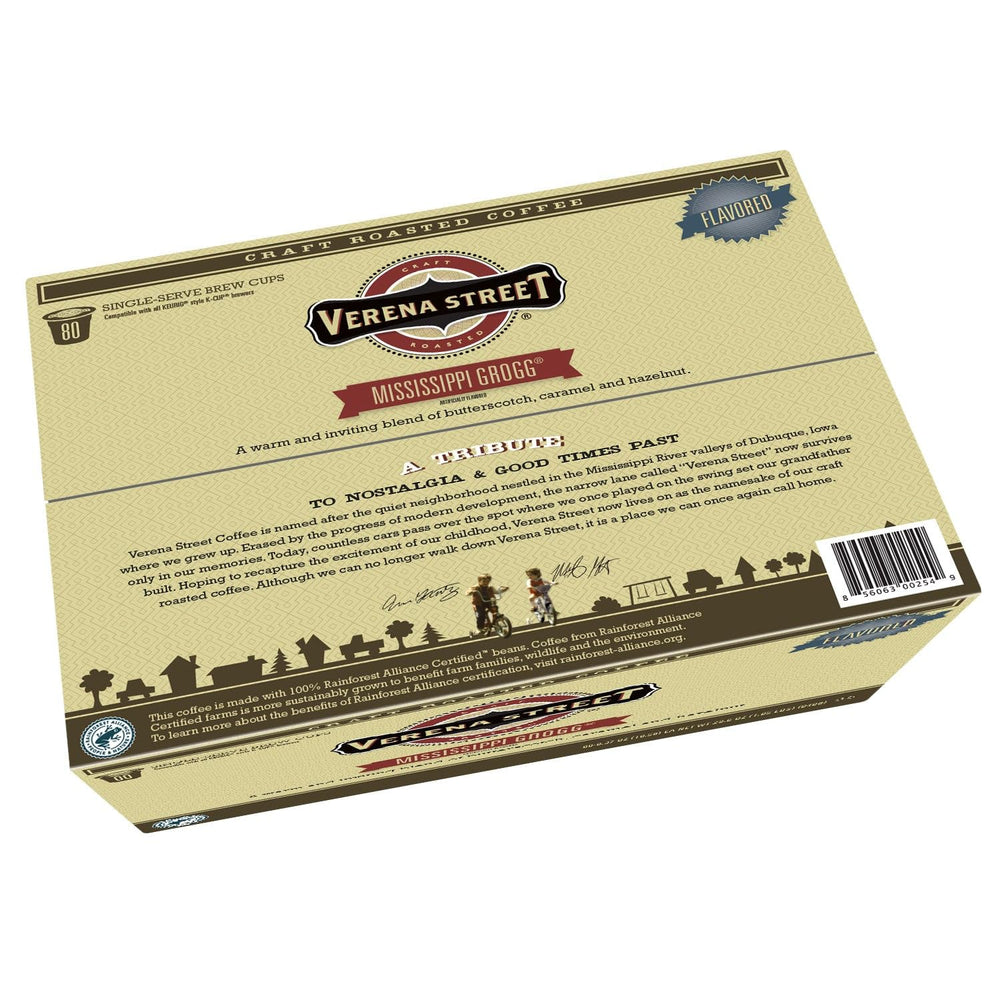 Verena Street freshly roasted packaging in Dubuque, Iowa.