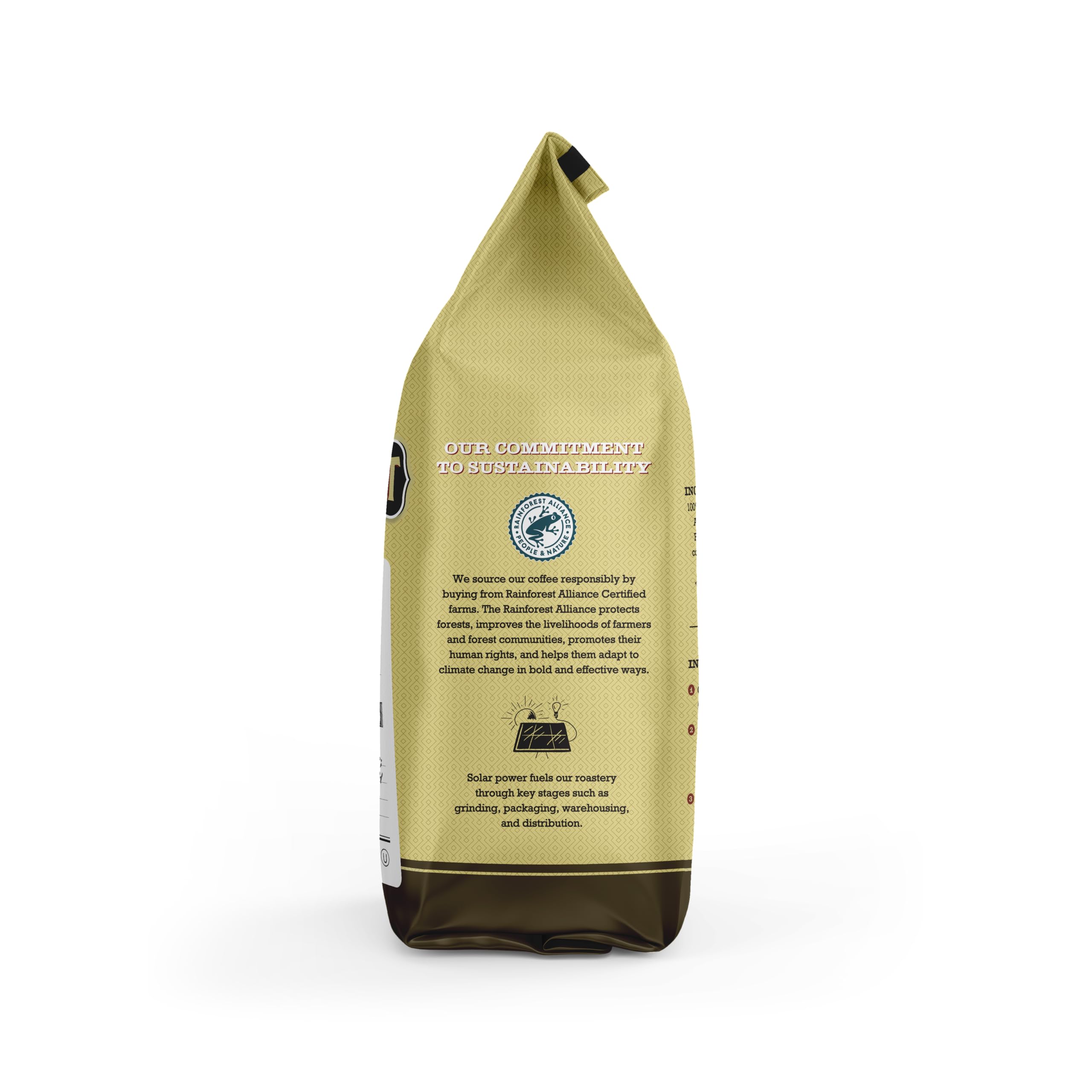 Verena Street 11 oz ground coffee bag ready for fresh brew in Dubuque, IA.
