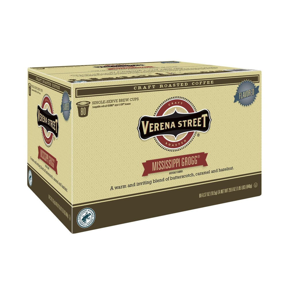 Verena Street pod pour action, ready to brew.