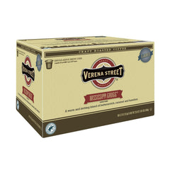Verena Street pod pour action, ready to brew.