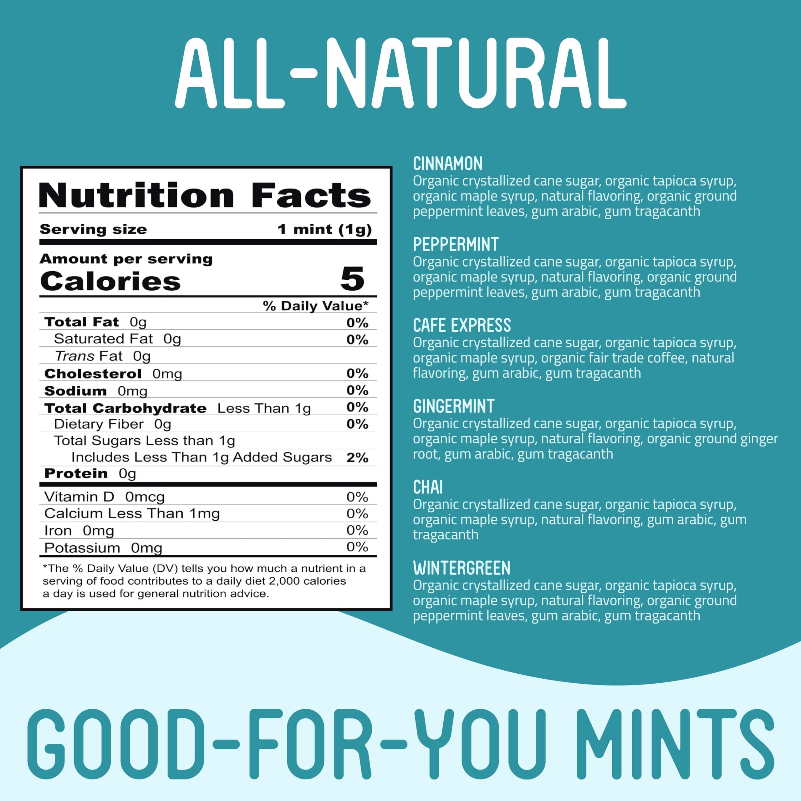 Vermints ginger zest flavor mints with warm spice for soothing breath.