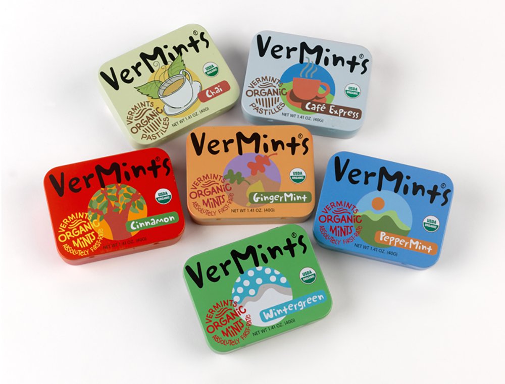Vermints on-the-go refresh in a compact tin for travel.