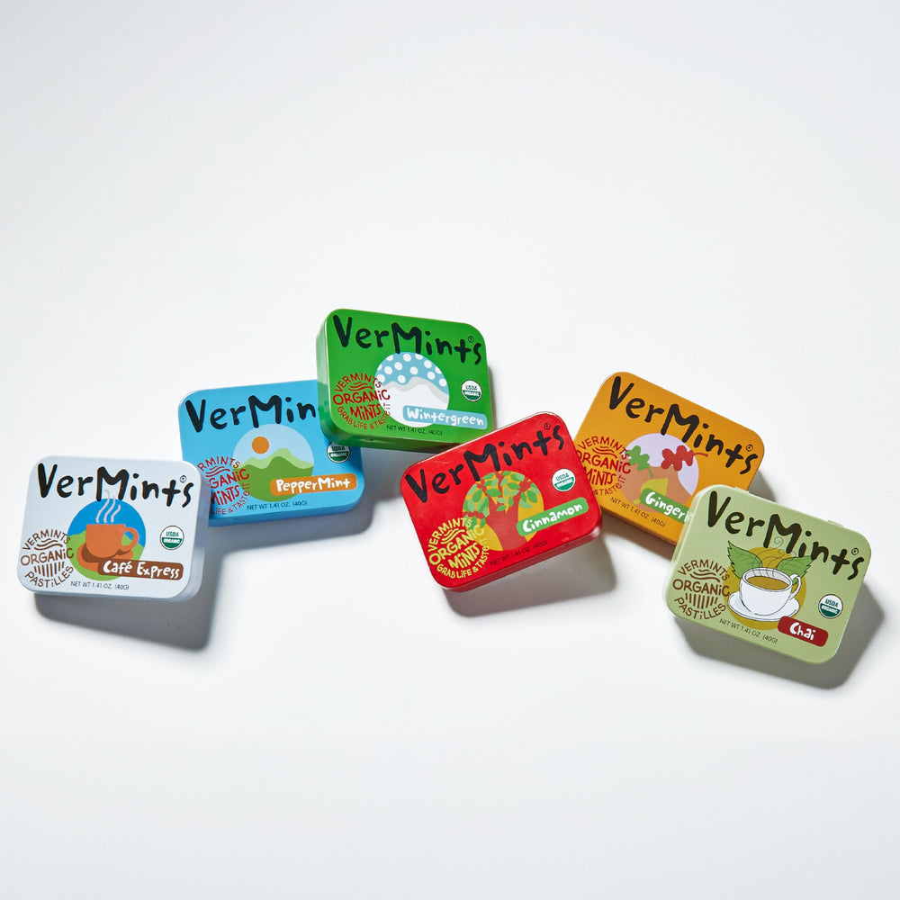 Vermints organic mints highlight natural flavor with clean ingredients.