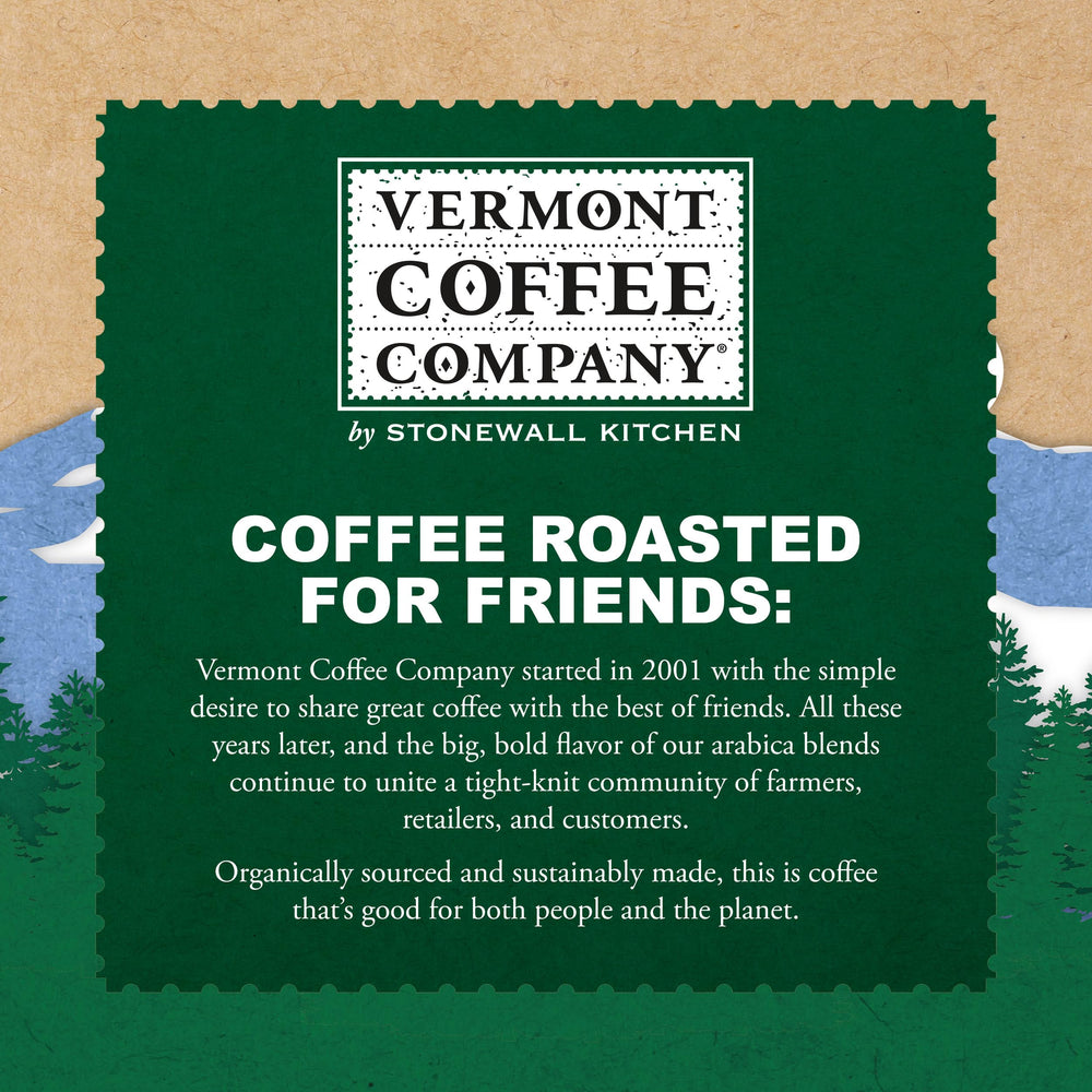 Packaging label highlights commercially compostable pods for eco-conscious customers