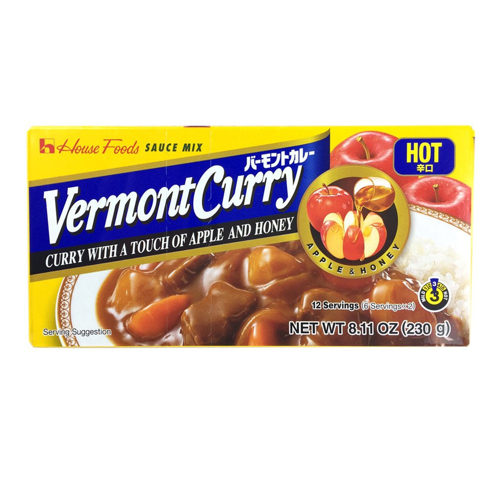 Vermont Curry Hot served over fluffy rice for a comforting dinner