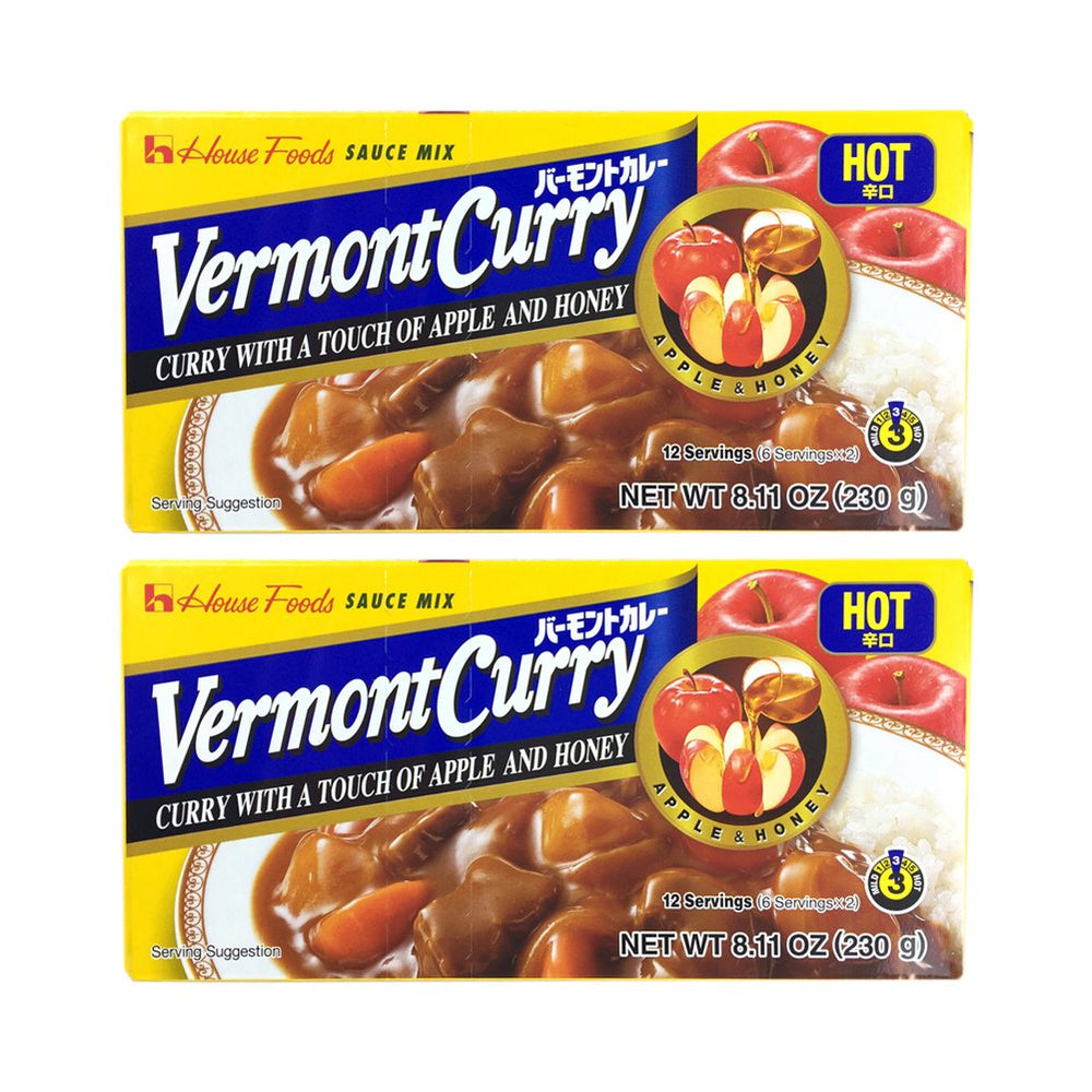 Vermont Curry Hot two-pack box ready for weeknight meals
