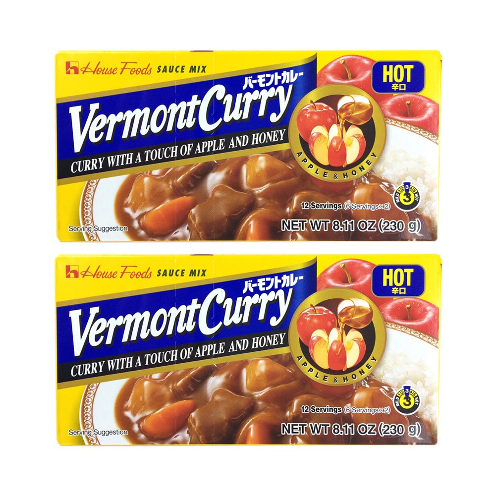 Vermont Curry Hot two-pack box ready for weeknight meals