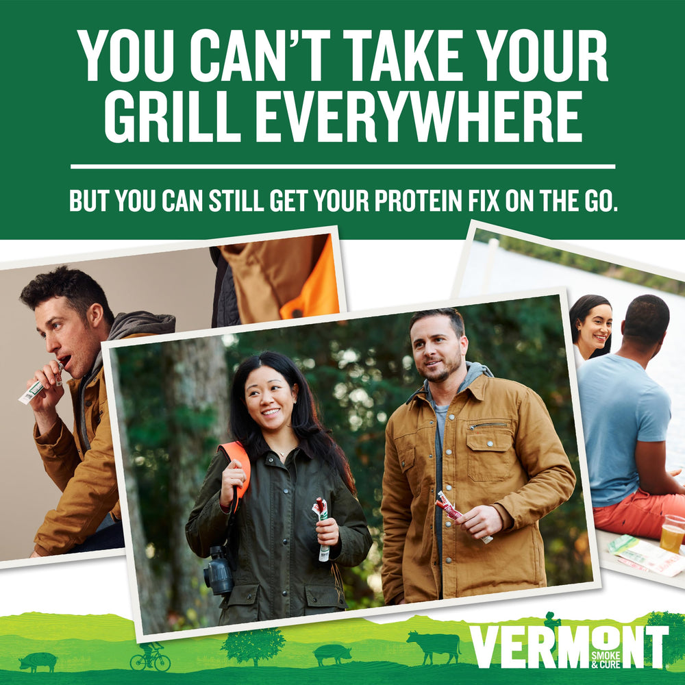 Vermont Smoke and Cure turkey sticks in kids' lunchbox for flavorful bite.