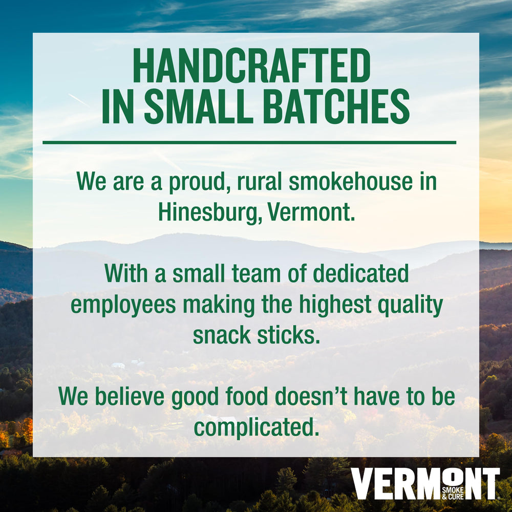 Vermont Smoke and Cure turkey sticks for outdoor adventures as a protein option.