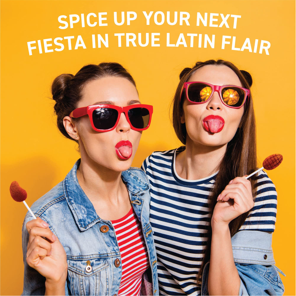 Vero Banda Fuego Sandi Brochas lollipop filled with chili