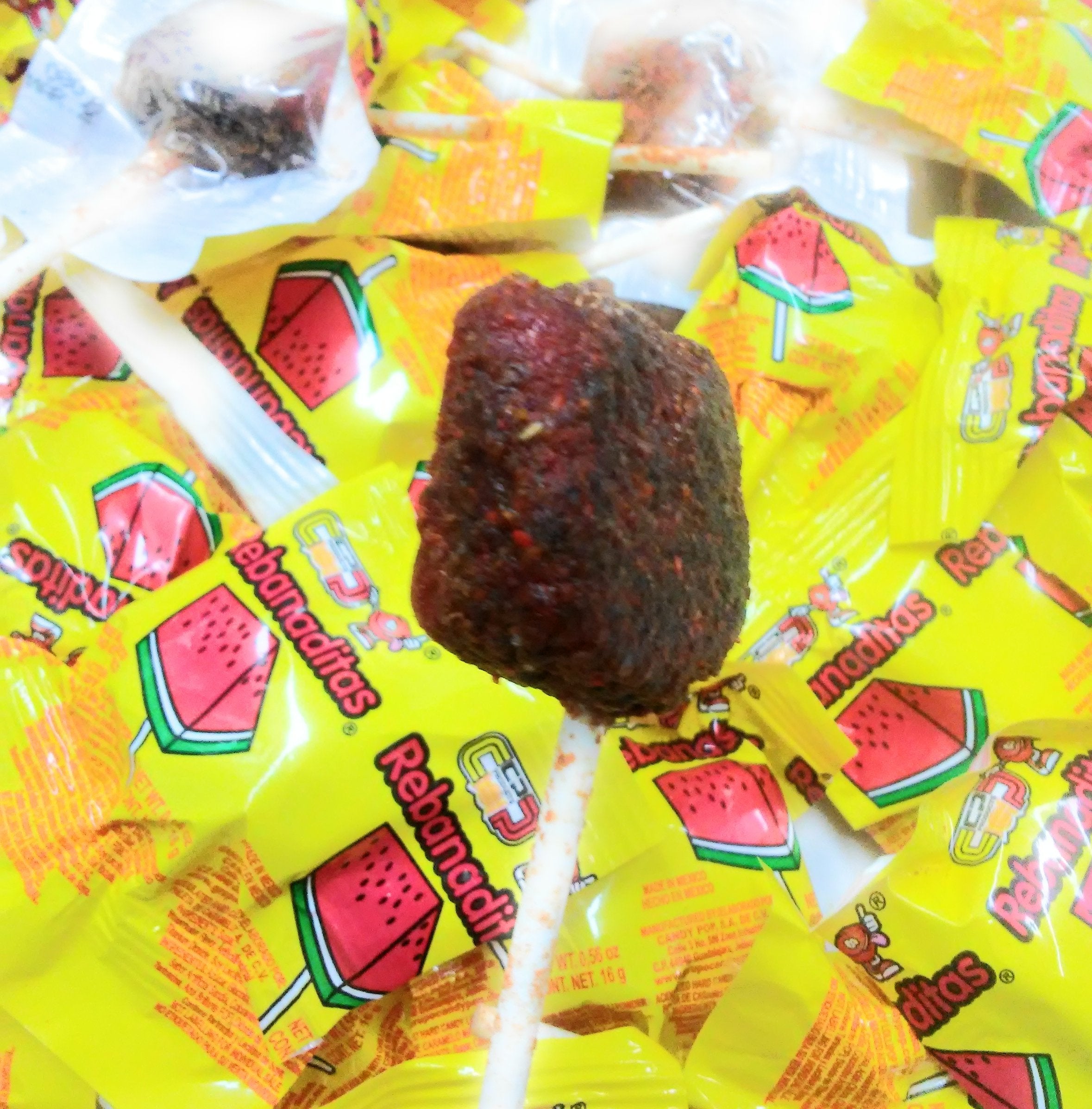 Vero brand Mexican flavors lollipops assortment