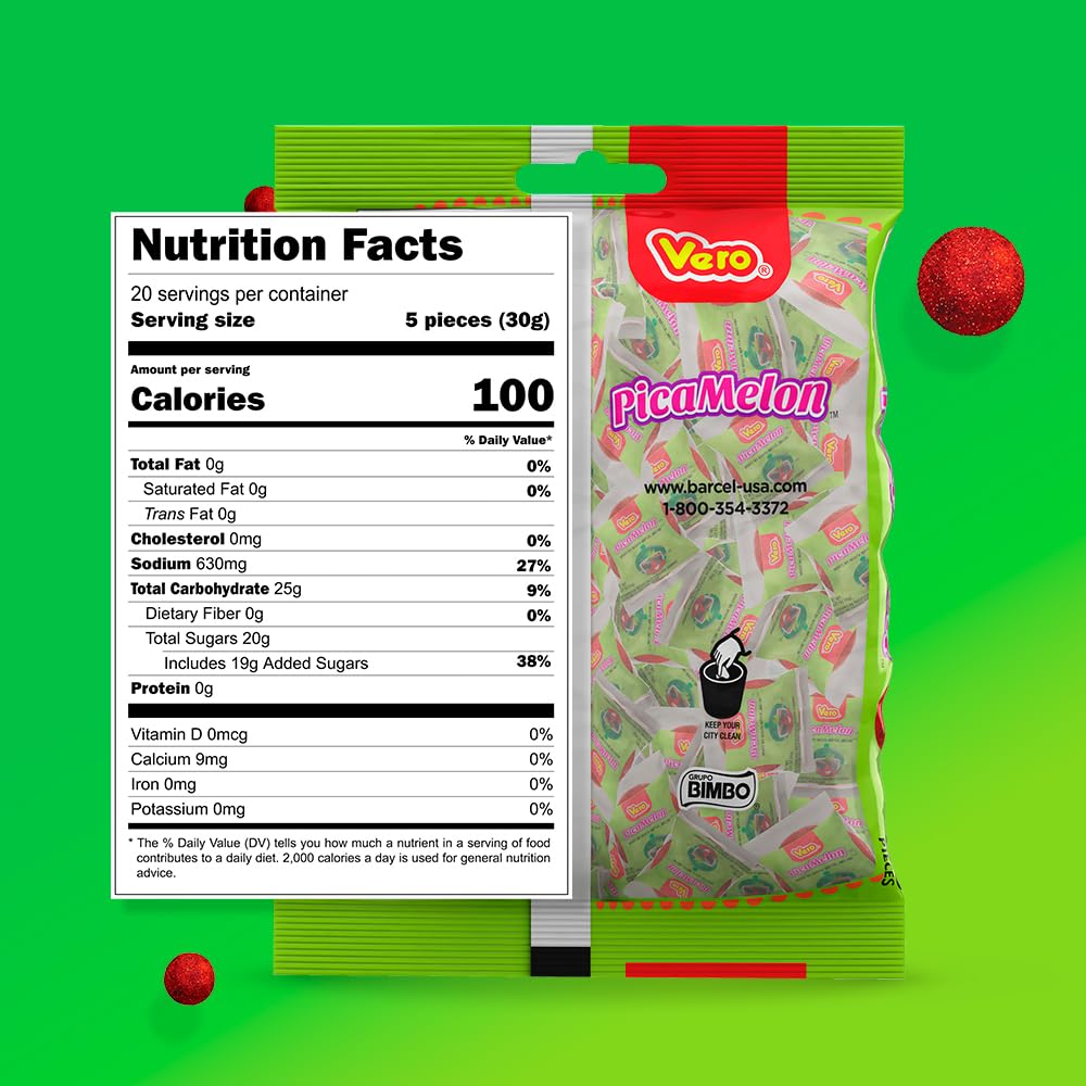 Chili sugar-coated Vero Pica Sandia gummies ready for gifting