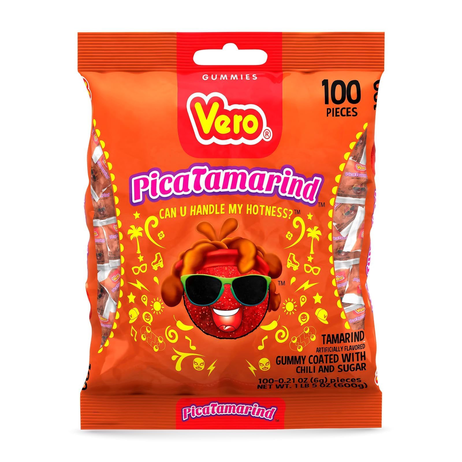Vero PicaTamarind 100ct pack – shareable gummies for gatherings.