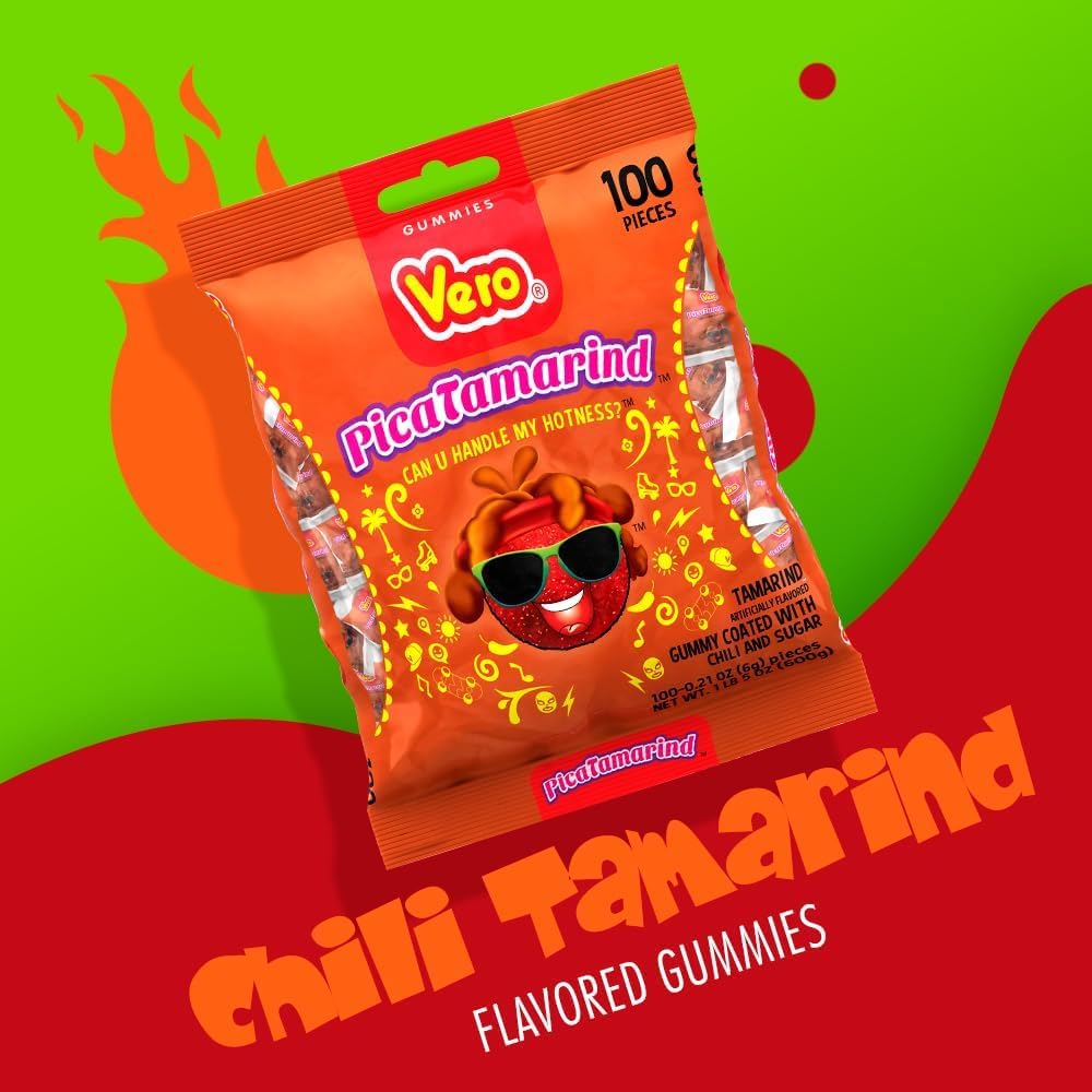 Authentic tamarind flavor in Vero PicaTamarind gummies.