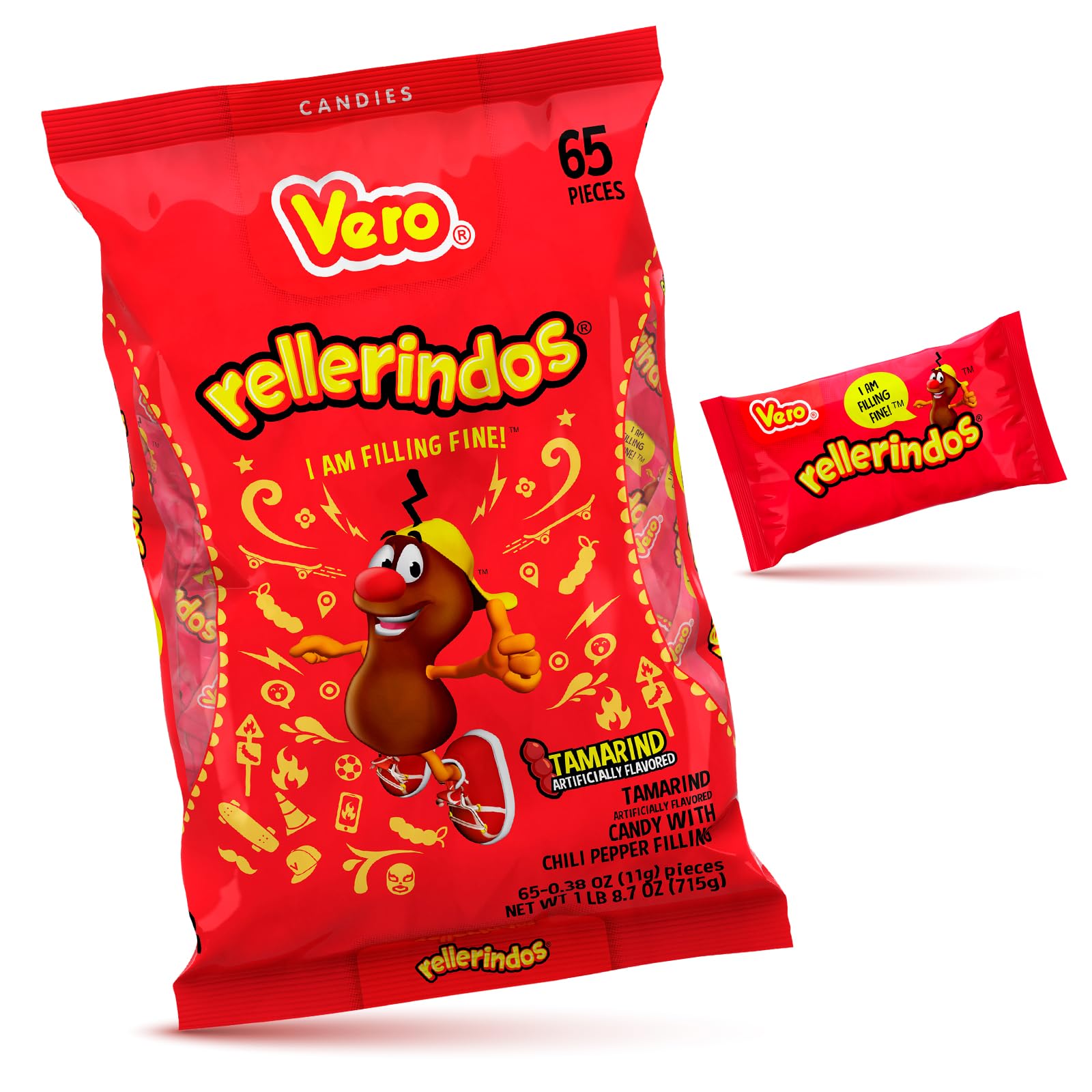 Vero Rellerindos Hispanic candy big pack ready for parties