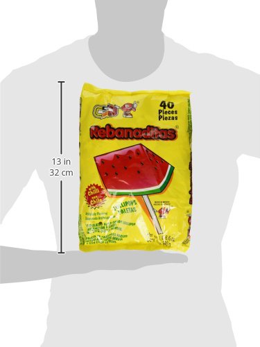 Vero 40-count Sandia Chili Lollipops, great for gifting