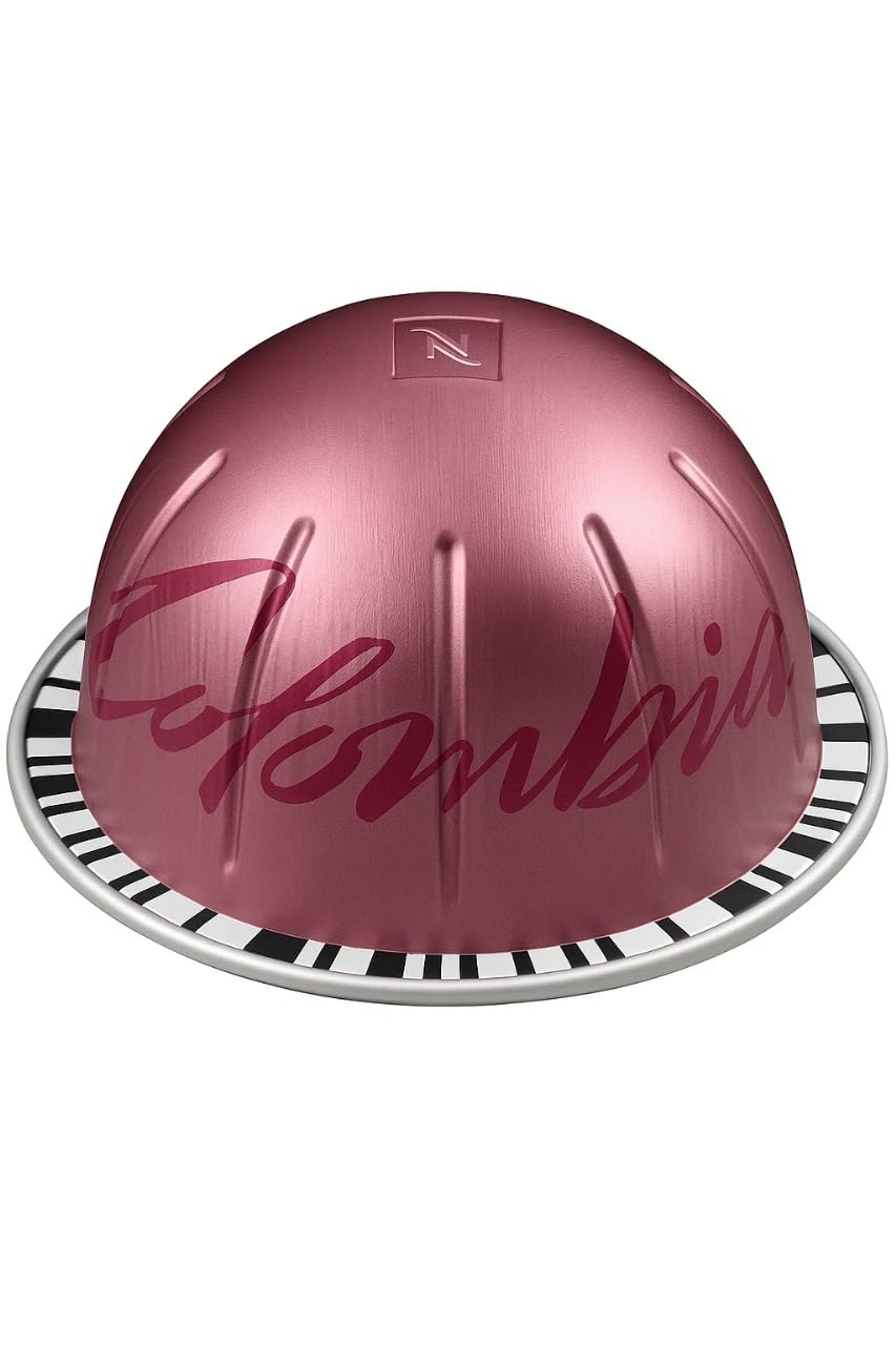 Vertuo coffee pods with medium roast and fruity notes for a bright, balanced cup.