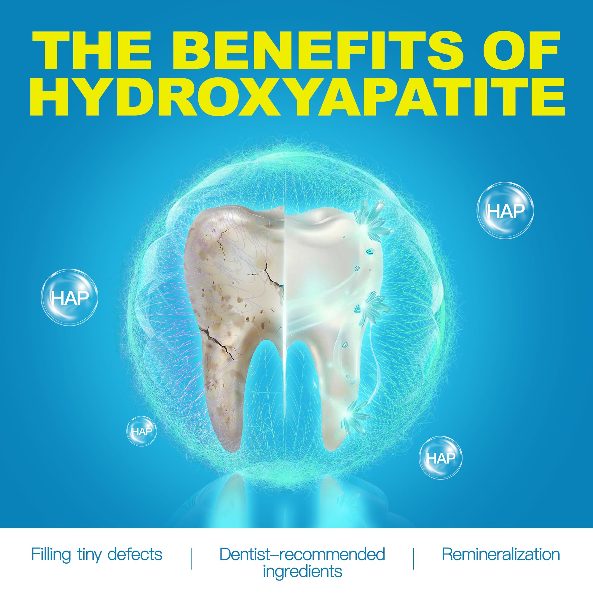 VEX enamel-support gum with nano hydroxyapatite for gentle daily remineralization feel