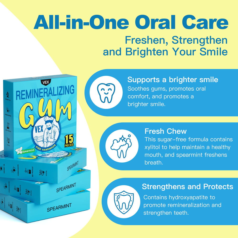 VEX xylitol mint sugar-free gum designed for fresher breath after meals