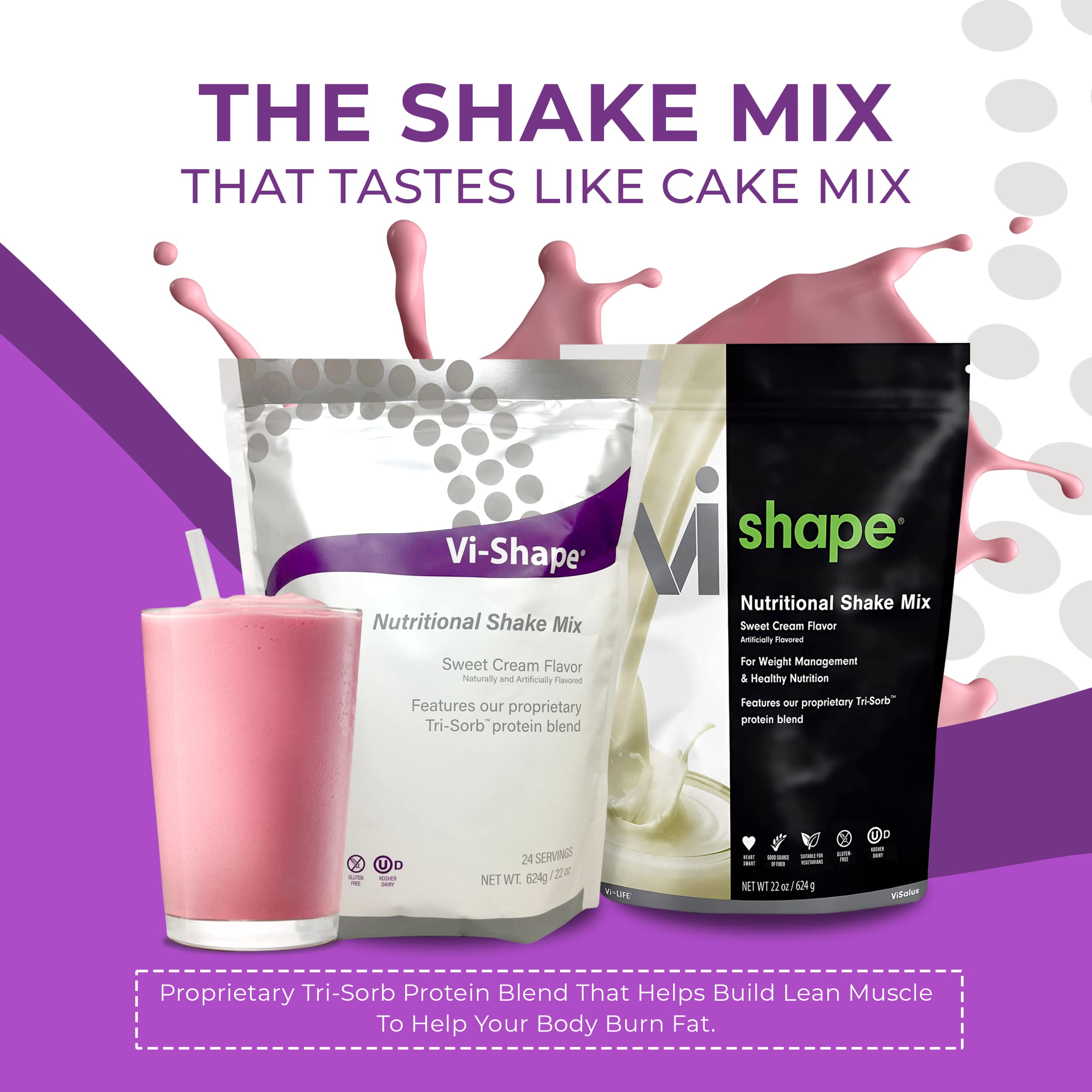 Vi Shape Original Sweet Cream Shake as a convenient snack or workout boost
