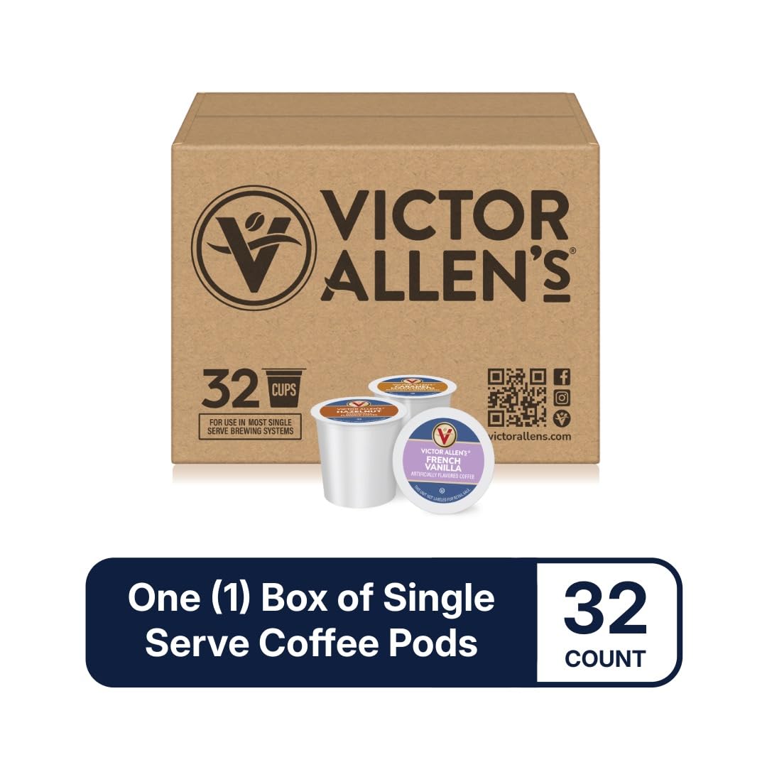 Victor Allen's Caramel Macchiato pod, buttery caramel with smooth vanilla cream.
