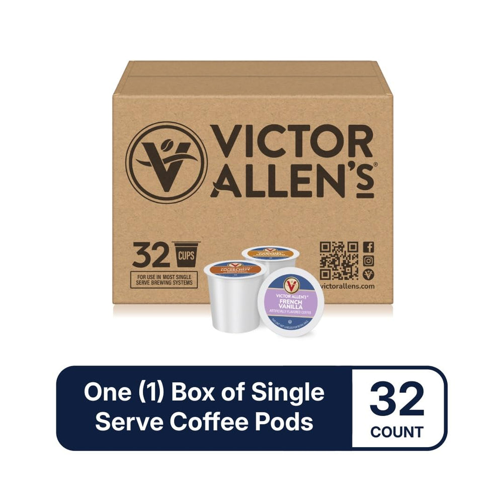 Victor Allen's Caramel Macchiato pod, buttery caramel with smooth vanilla cream.