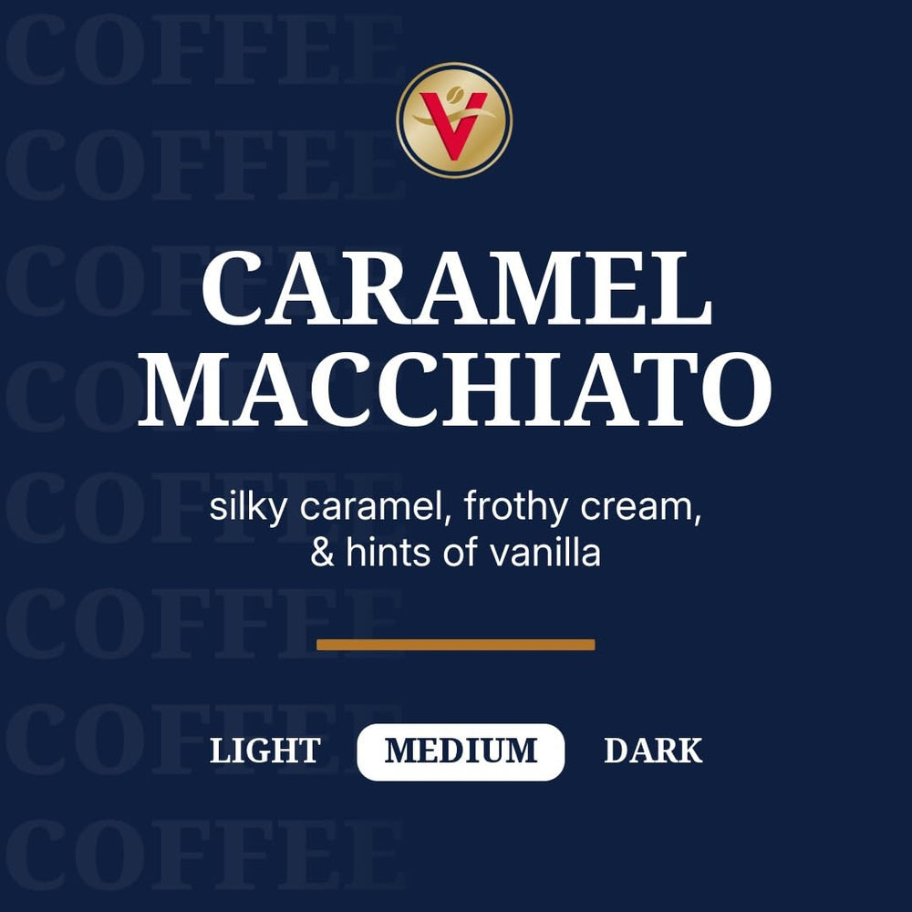 Caramel Macchiato pour shows silky caramel aroma from Victor Allen's