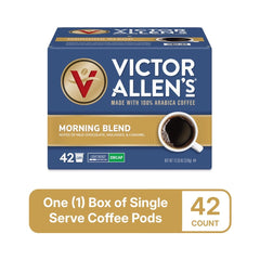 Victor Allen's Decaf Morning Blend cup ready for a balanced sip