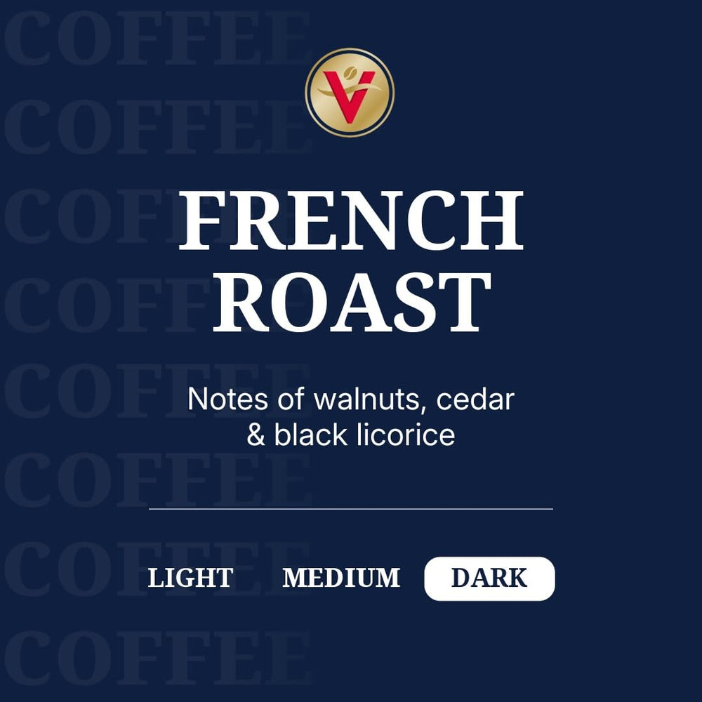 Aromatic Victor Allen's French Roast fills the kitchen with bold notes