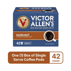 Hazelnut pods brewing to deliver a rich, convenient coffee moment with Keurig.