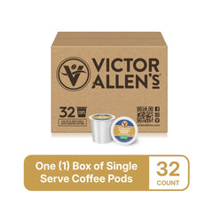 Keurig-compatible Victor Allen's pods ready to brew a mild cup.