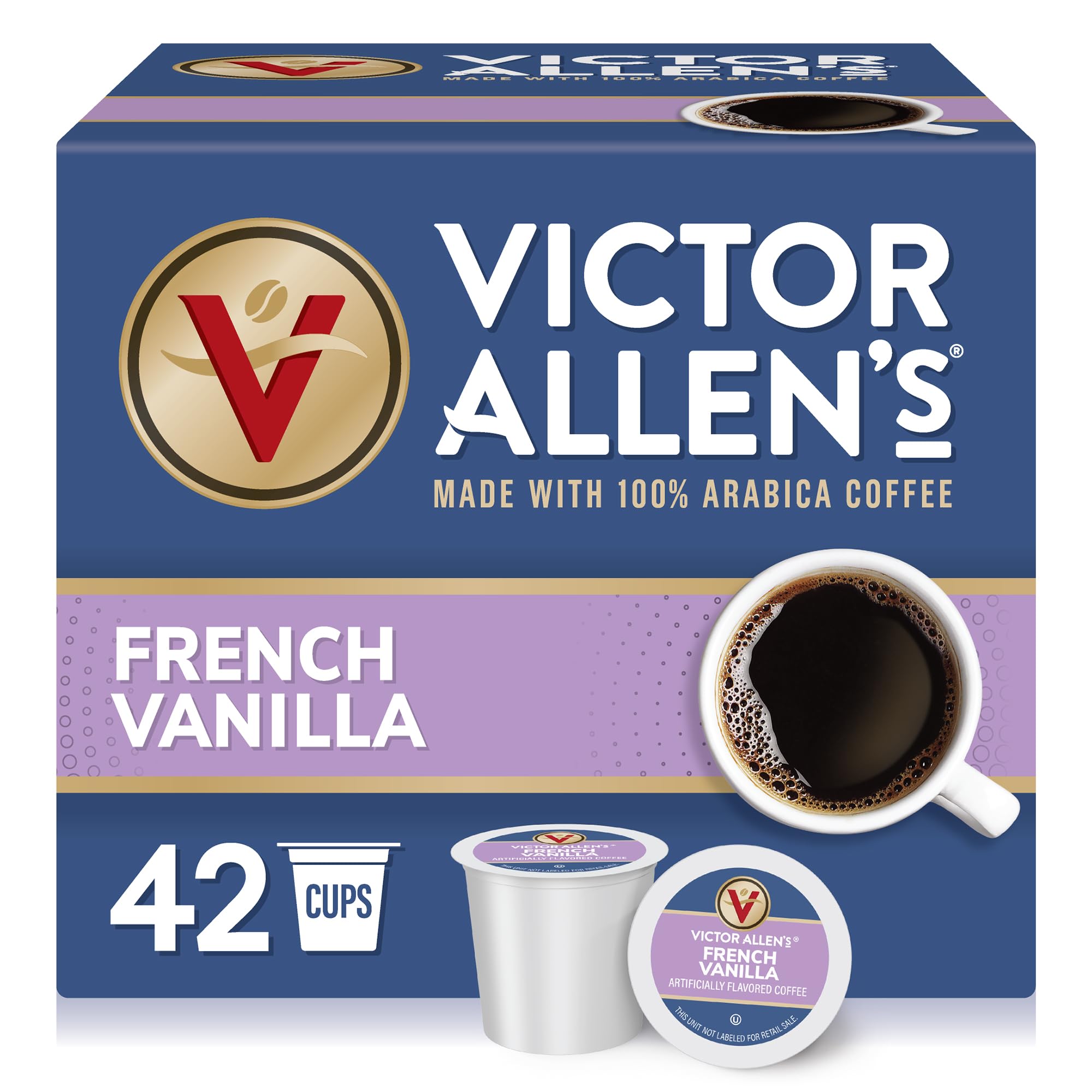 Victor Allen's Coffee vanilla-flavored pods pack for easy mornings.