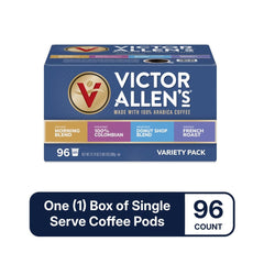 Victor Allen's Donut Shop Blend pods offer a smooth, balanced morning boost
