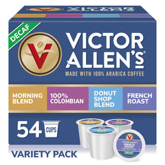 Victor Allen's Decaf Donut Shop pod ready for a smooth afternoon cup